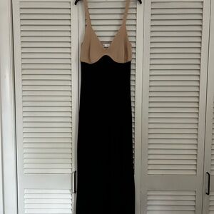 Zara Two Tone Bustier Knit Dress